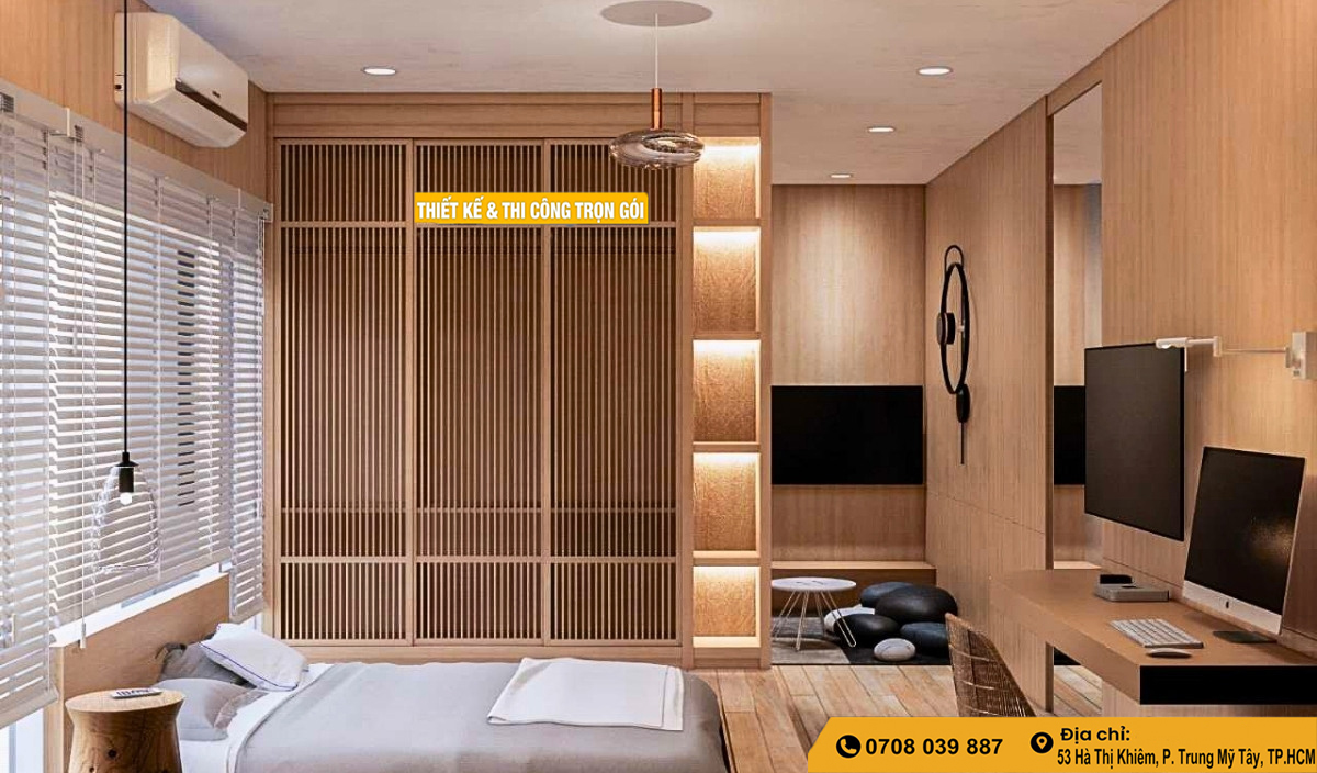 Thiết Kế Phòng Ngủ Phong Cách Nhật Bản