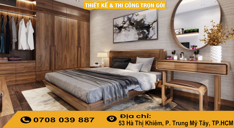 Thiết Kế Phòng Ngủ Master Nhà Phố Hiện Đại