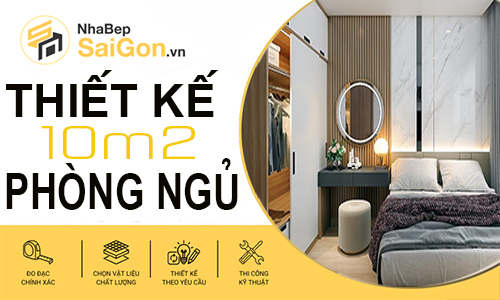 thiết kế phòng ngủ nhỏ 10m2
