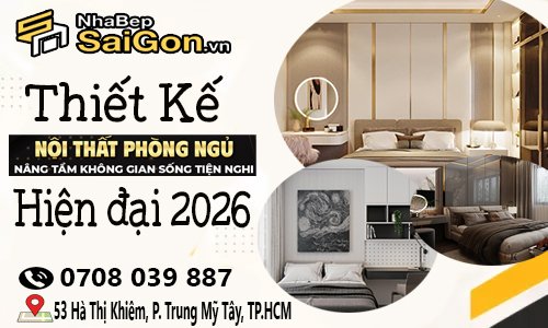 Thiết Kế Phòng Ngủ Hiện Đại Và Đẹp 2026 – Xu Hướng Nội Thất Mới Nhất