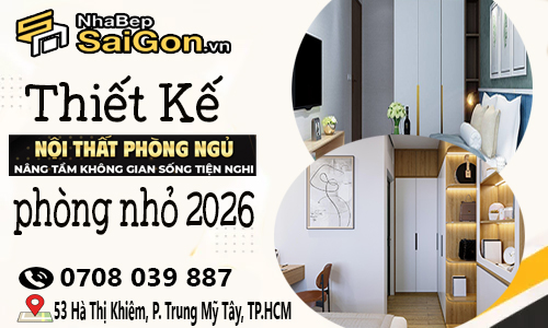 Thiết Kế Phòng Ngủ Nhỏ Đẹp Đơn Giản Và Tiện Nghi Hiện Đại 2026