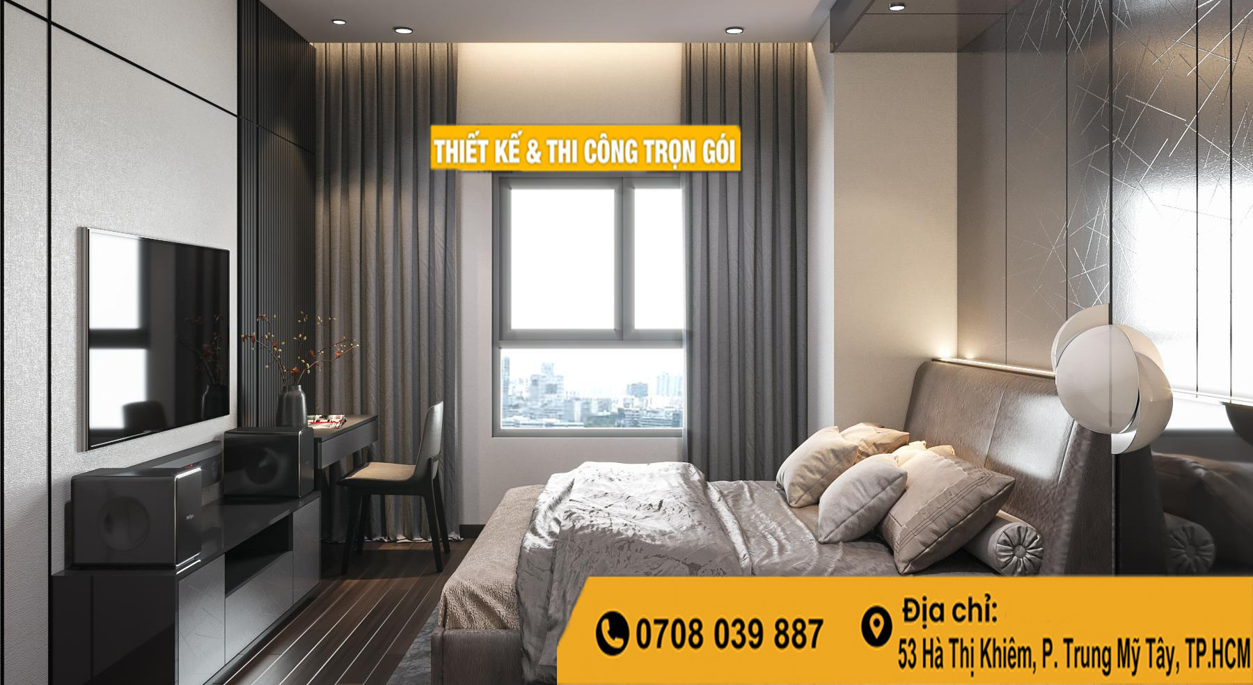 Thiết Kế Phòng Ngủ Nhỏ Đẹp Cho Chung Cư