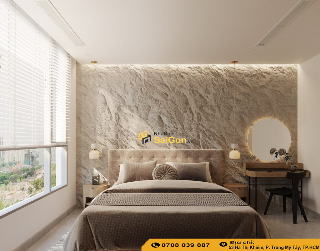 Mẫu Phòng Ngủ Phong Cách Wabi Sabi