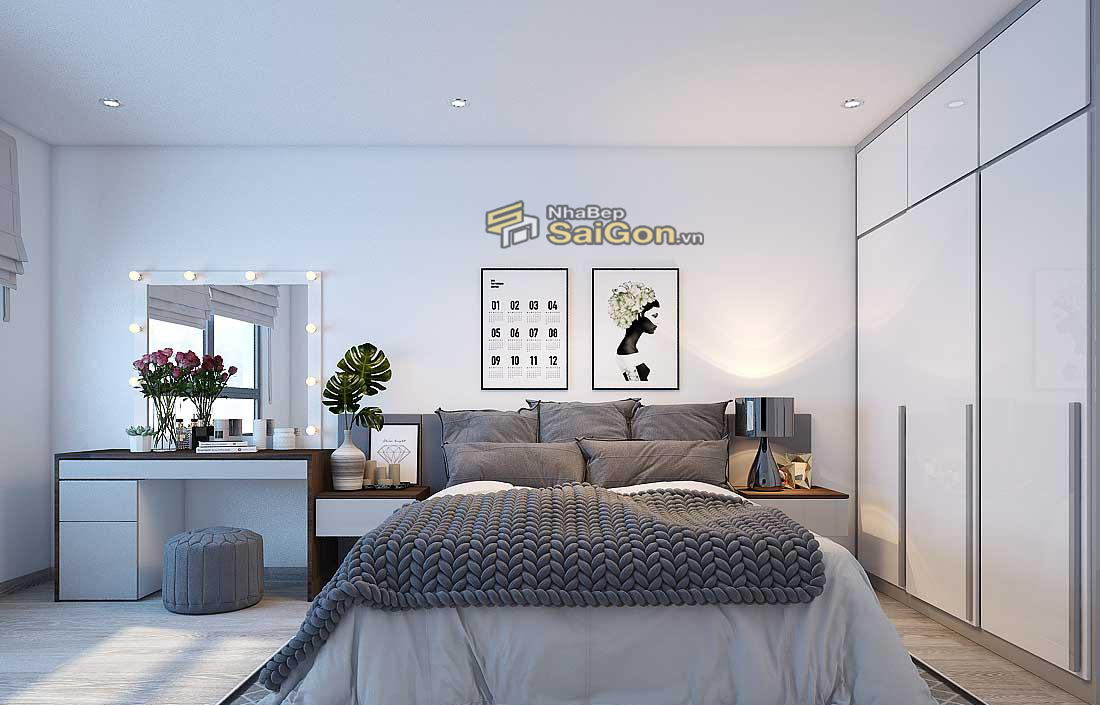 thiết kế phòng ngủ phong cách Hàn Quốc