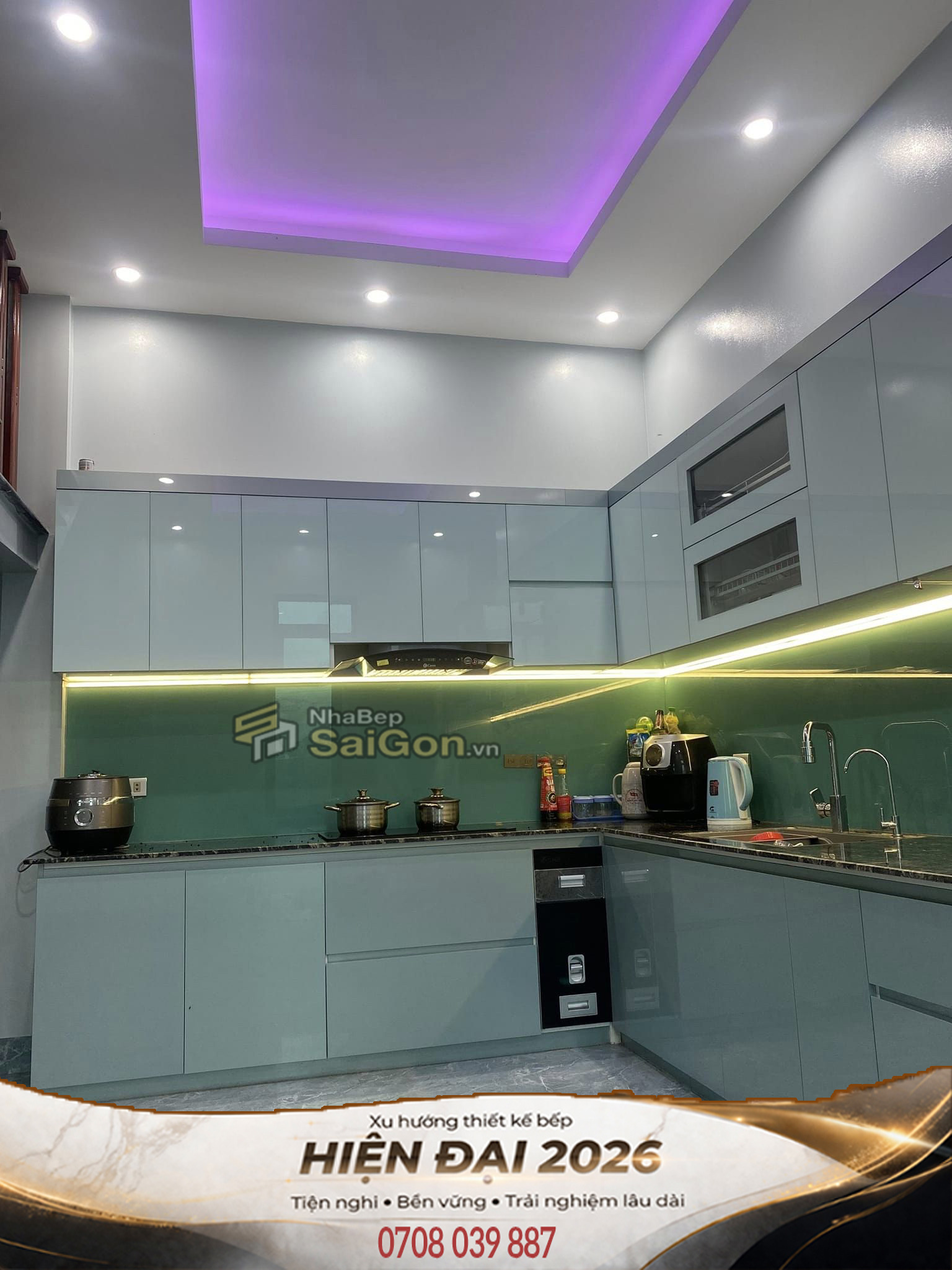 Tủ Bếp Acrylic Đẹp