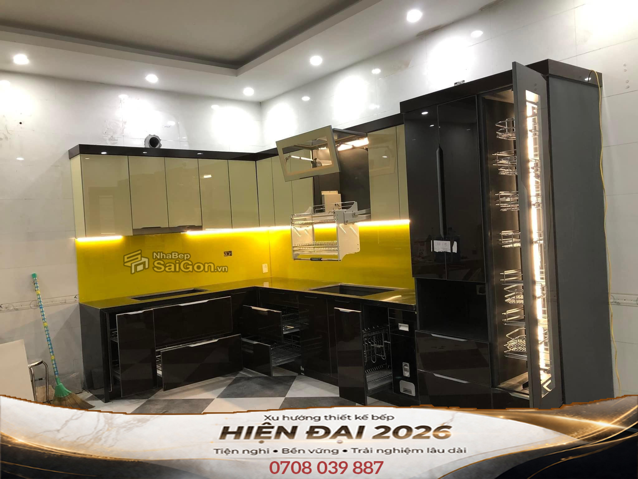 Tủ Bếp Acrylic Đẹp