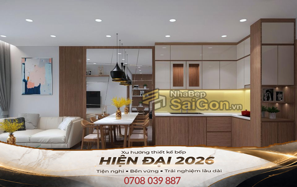 Thiết Kế Tủ Bếp Tân Bình