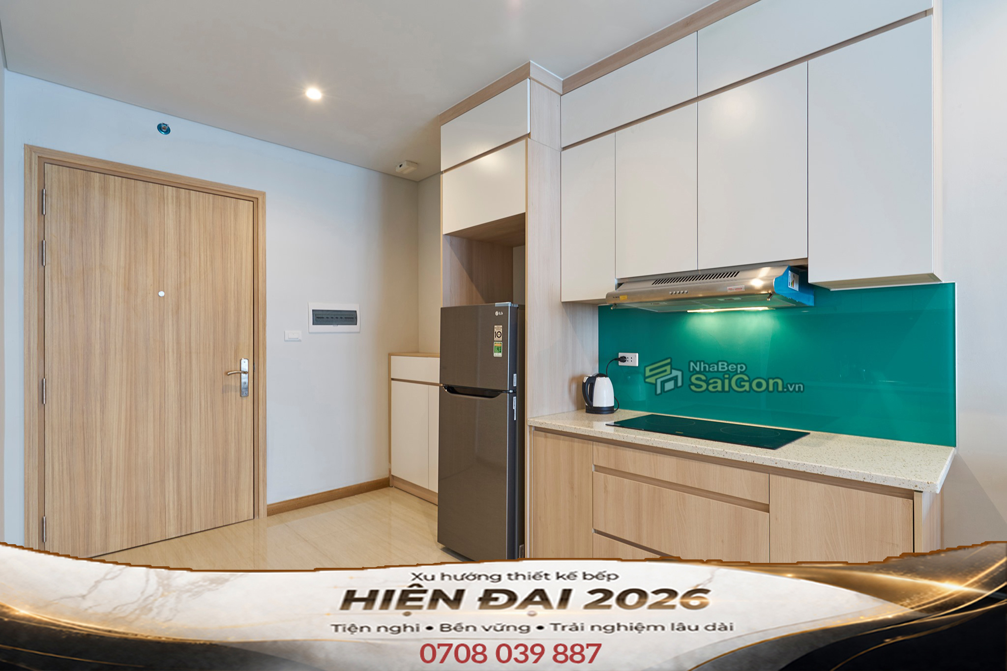 Mẫu Tủ Bếp Đẹp 2026