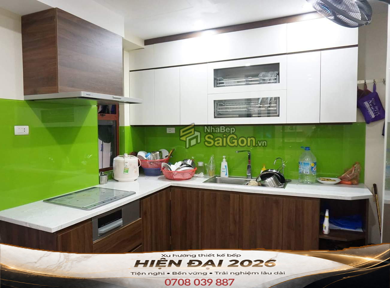 Tủ Bếp Laminate Đẹp