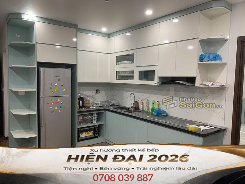 Tủ Bếp Acrylic Đẹp