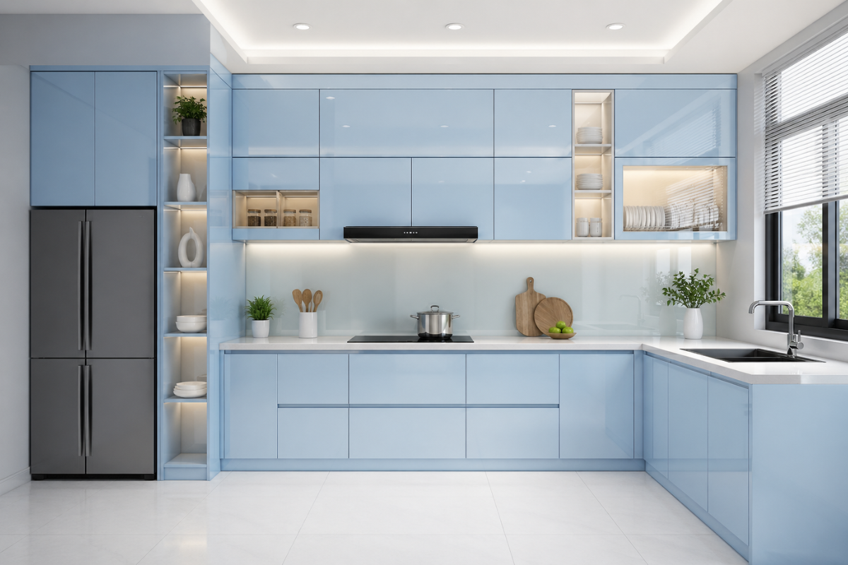 Tủ bếp nhựa acrylic có bền không?