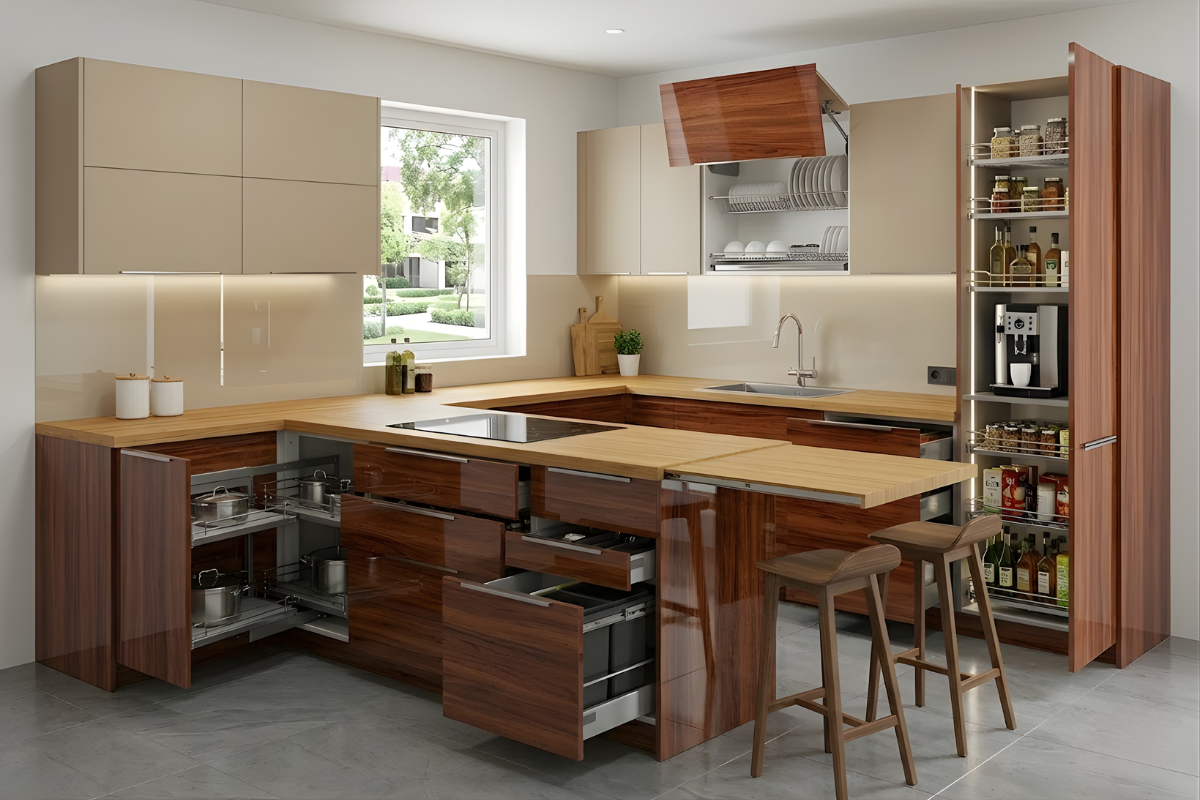 Tủ bếp nhựa acrylic có bền không?