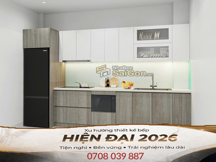 Tủ Bếp Laminate Đẹp