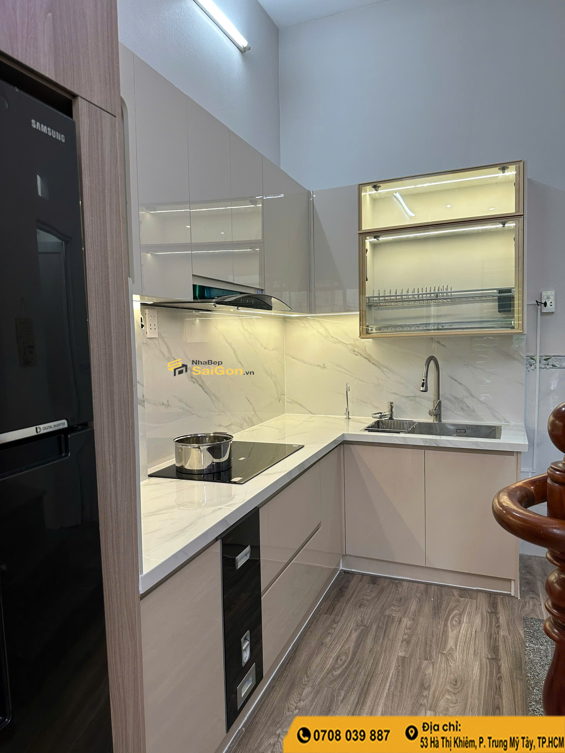 Bàn Giao Thiết Kế Thi Công Nhà Bếp Ở Bình Chánh