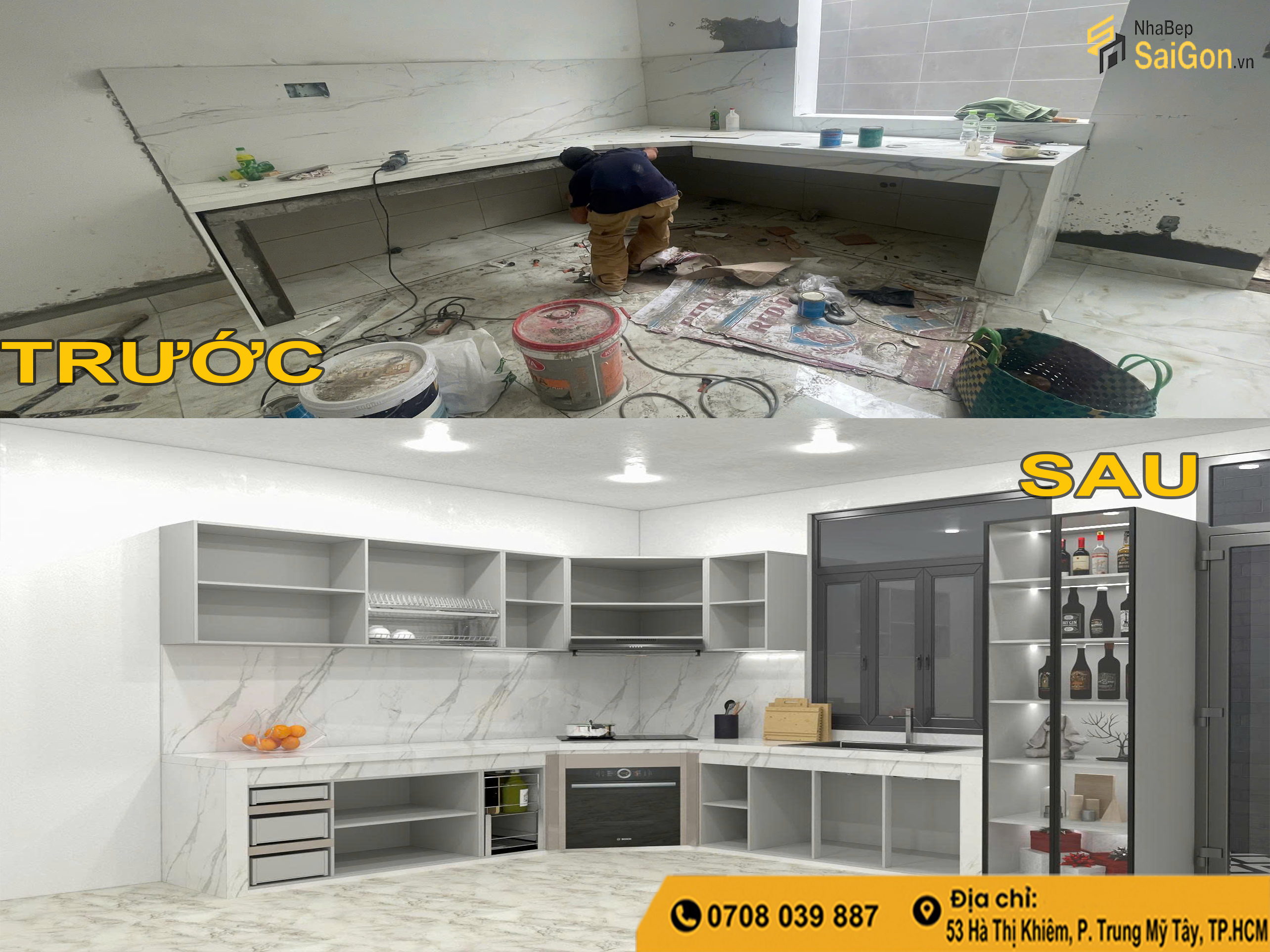 Bàn Giao Nhà Bếp Và Tủ Đồ Long An