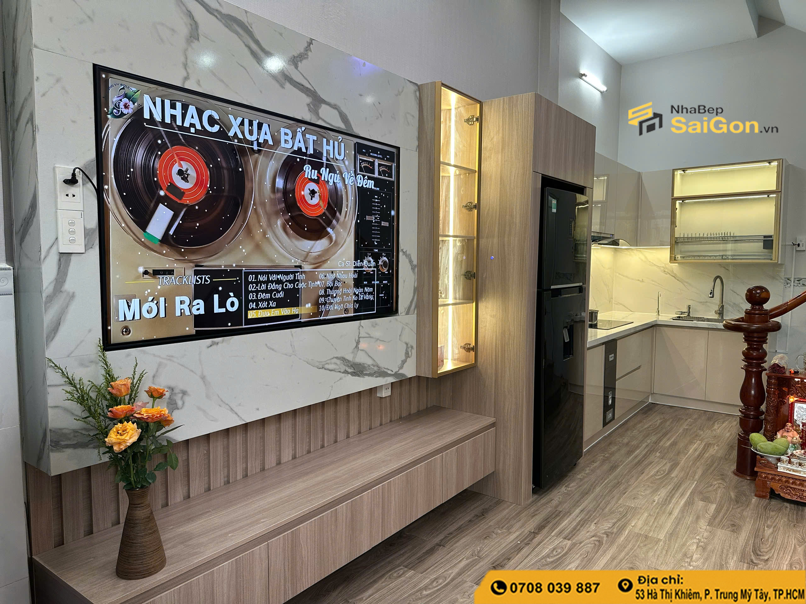 Bàn Giao Thiết Kế Thi Công Nhà Bếp Ở Bình Chánh