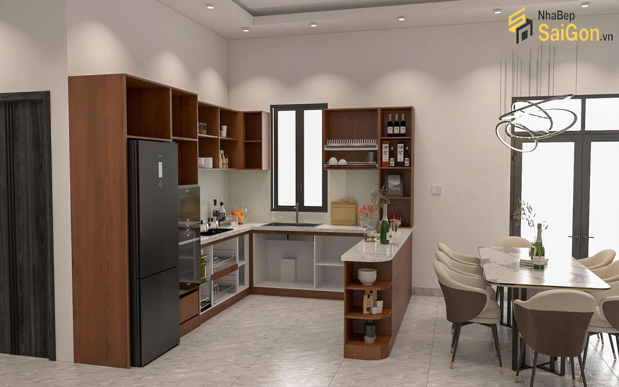 Bàn Giao Tủ Bếp Và Phòng Thờ Tại Tây Ninh