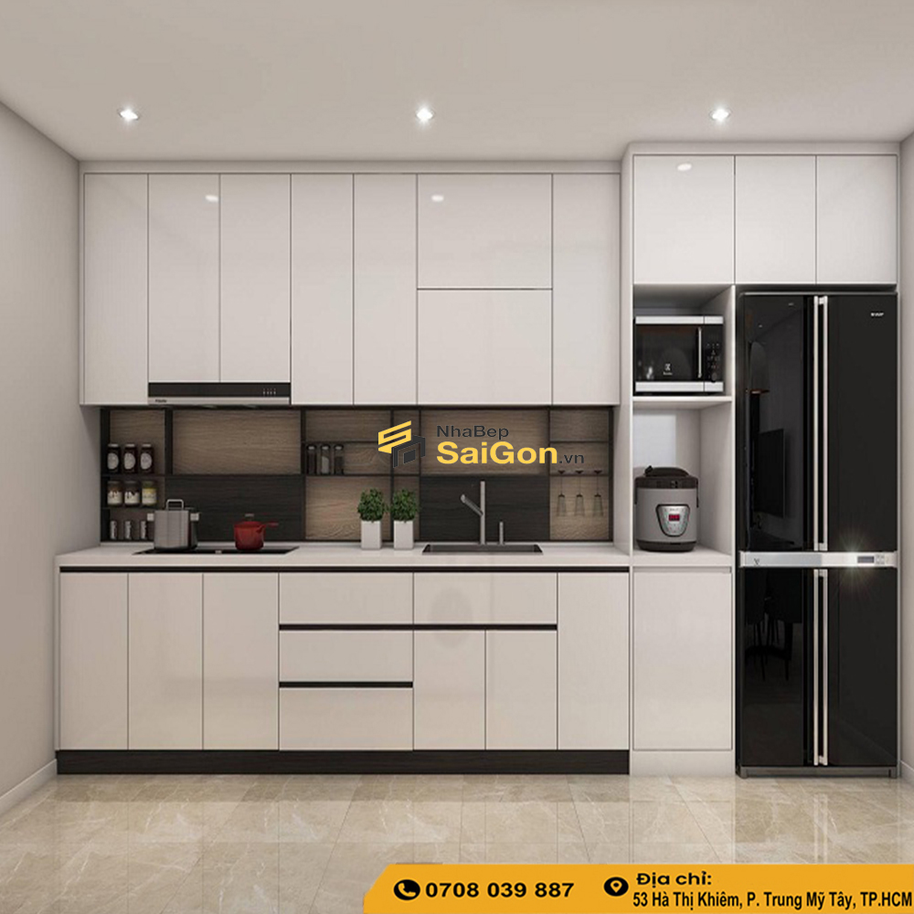 Tủ Bếp MDF Chống Ẩm
