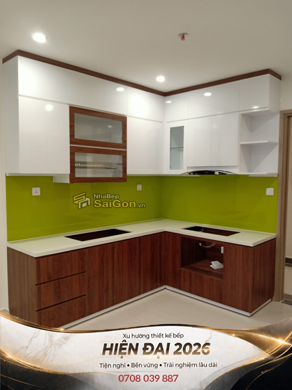 Bếp Đẹp Cho Căn Hộ Nhỏ