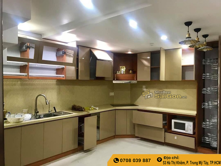 Mẫu Bếp Đẹp Nhà Cấp 4