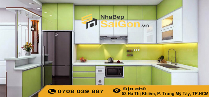 Mẫu Phòng Bếp Đẹp Đơn Giản
