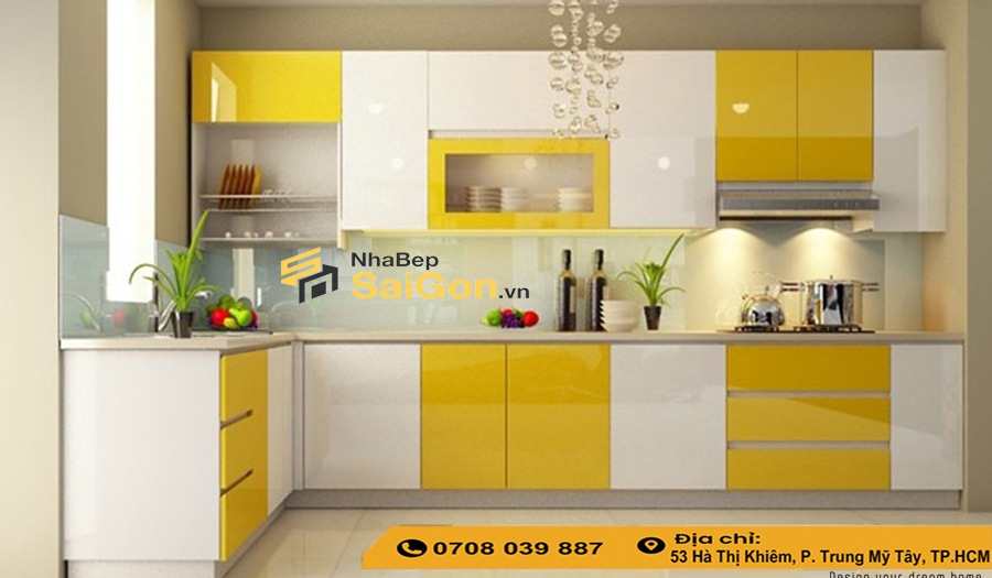 Tủ Bếp MDF Chống Ẩm