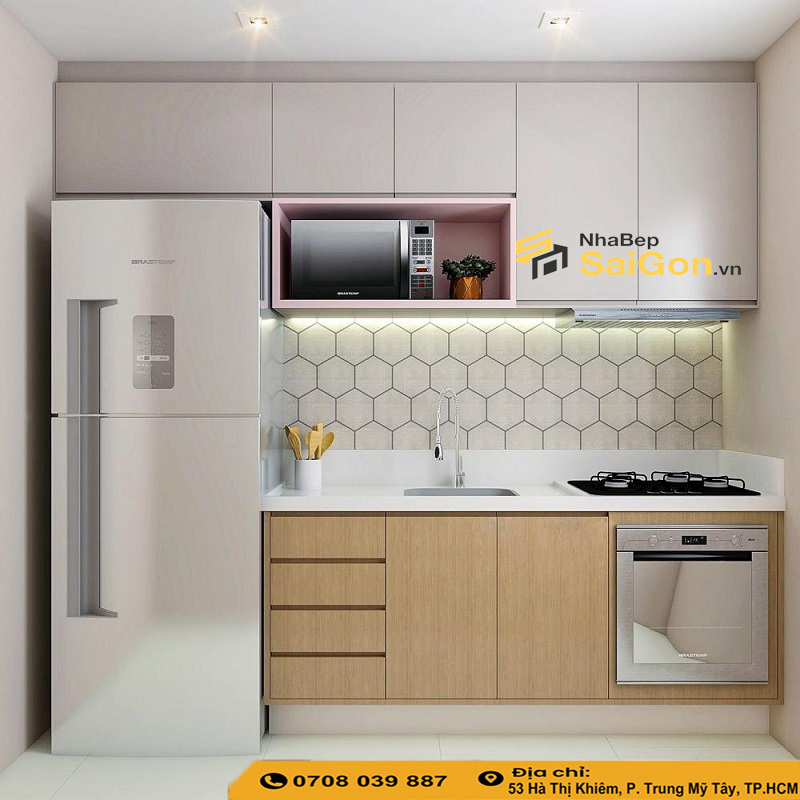 Mẫu Phòng Bếp Đẹp Đơn Giản