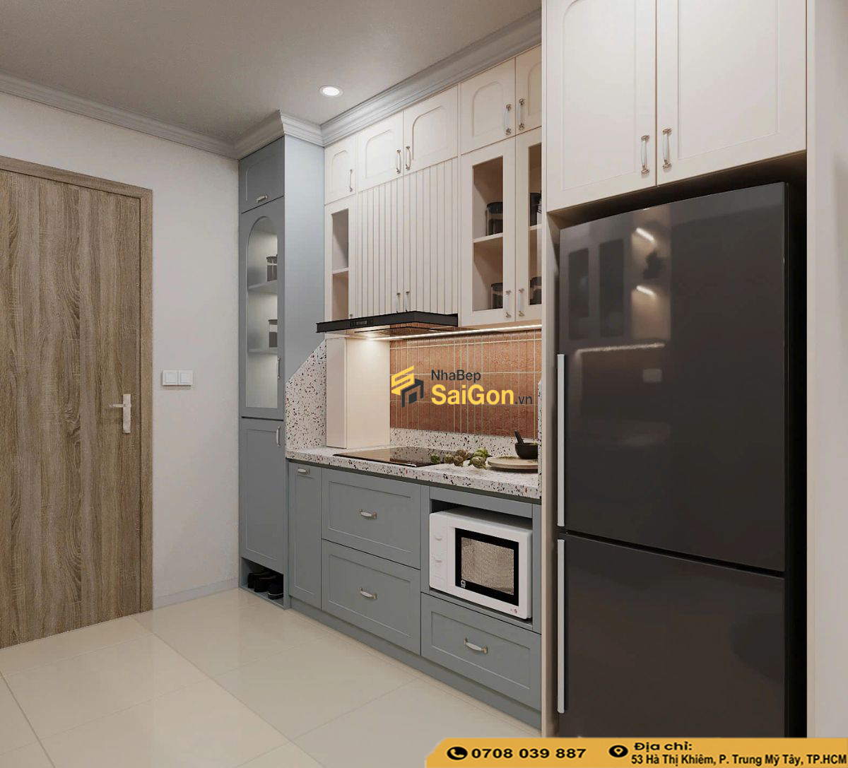Thiết Kế Phòng Bếp Nhỏ 10m2 Đẹp Hiện Đại