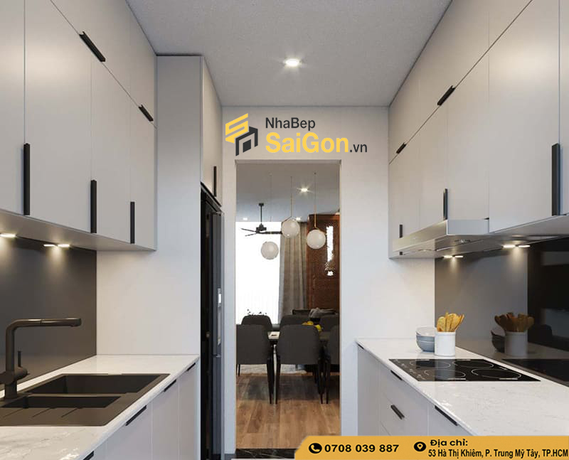 Thiết Kế Phòng Bếp Nhỏ 10m2 Đẹp Hiện Đại