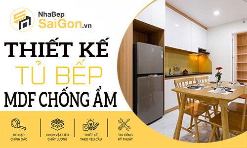 Tủ Bếp MDF Chống Ẩm