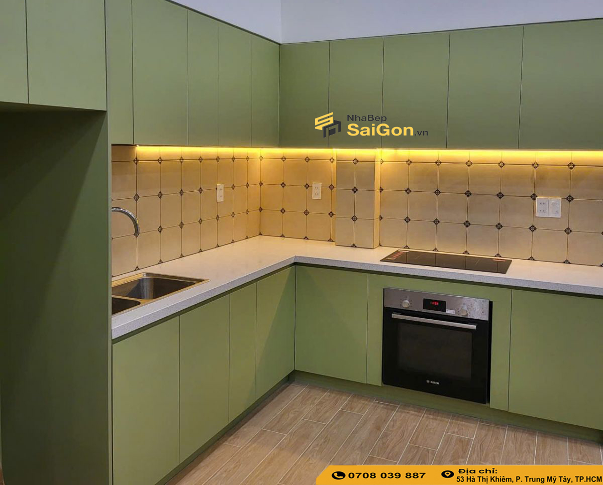 Tủ Bếp MDF Chống Ẩm