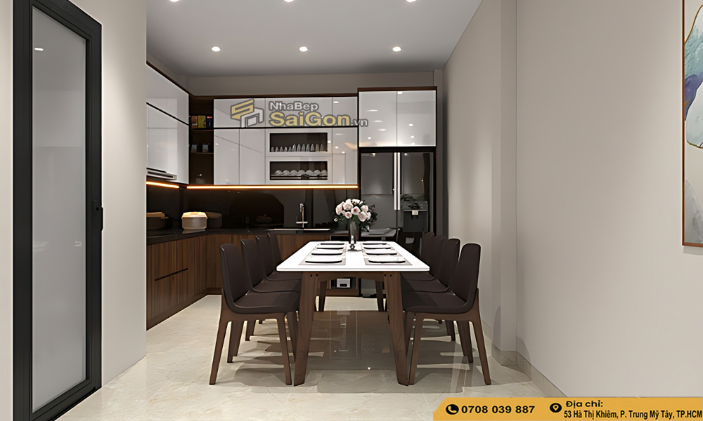 Thiết Kế Bếp Nhà Phố
