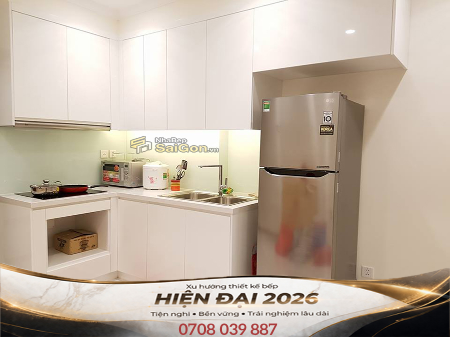 Bếp Đẹp Cho Căn Hộ Nhỏ