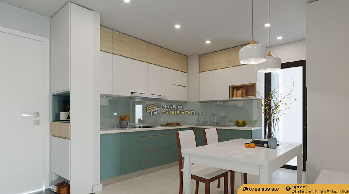 Thiết Kế Bếp Nhà Phố