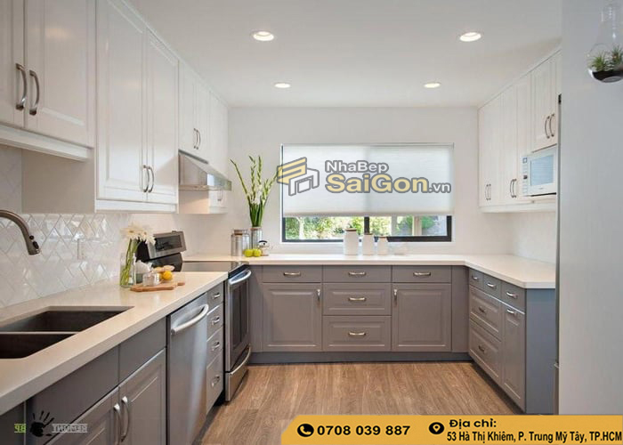 Thiết Kế Bếp Chữ U Hiện Đại