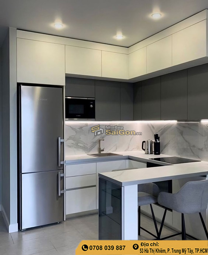 Thiết Kế Bếp Chữ U Hiện Đại