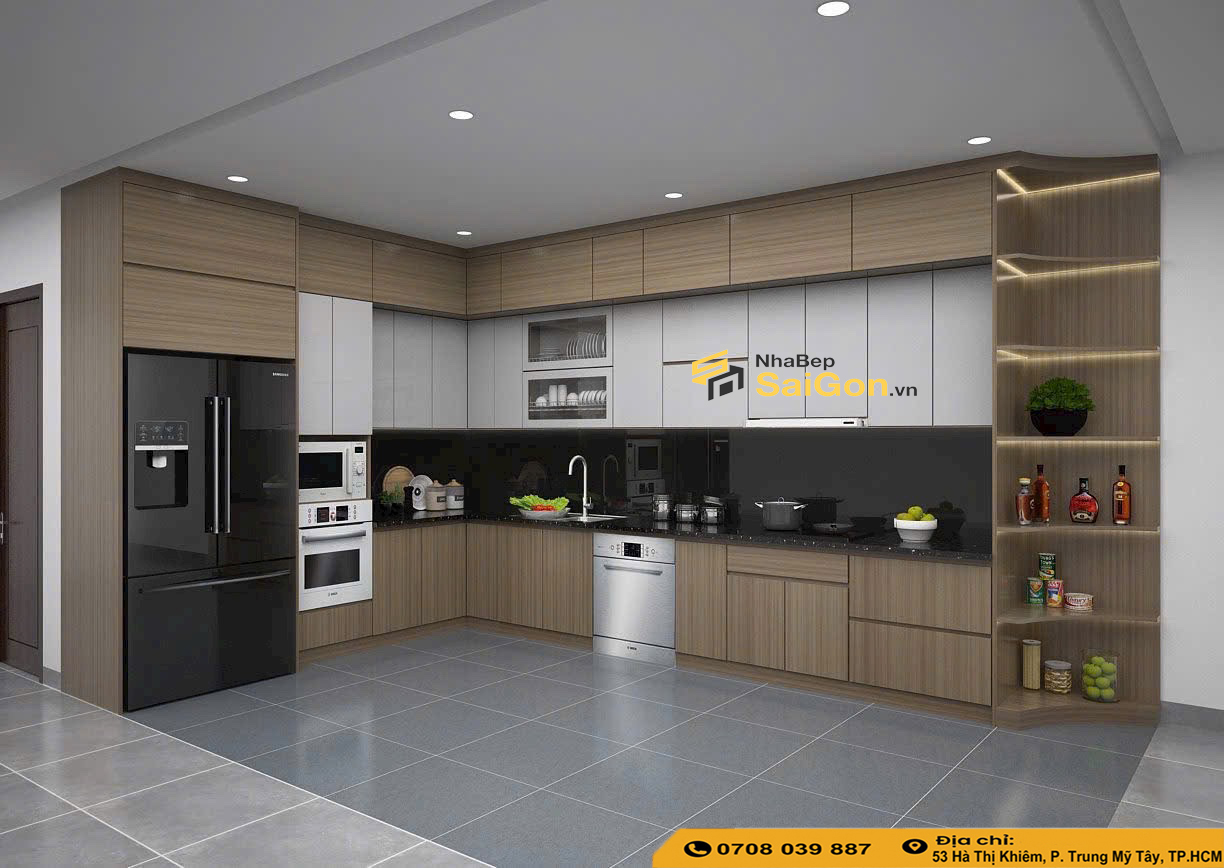 Tủ Bếp MDF Chống Ẩm