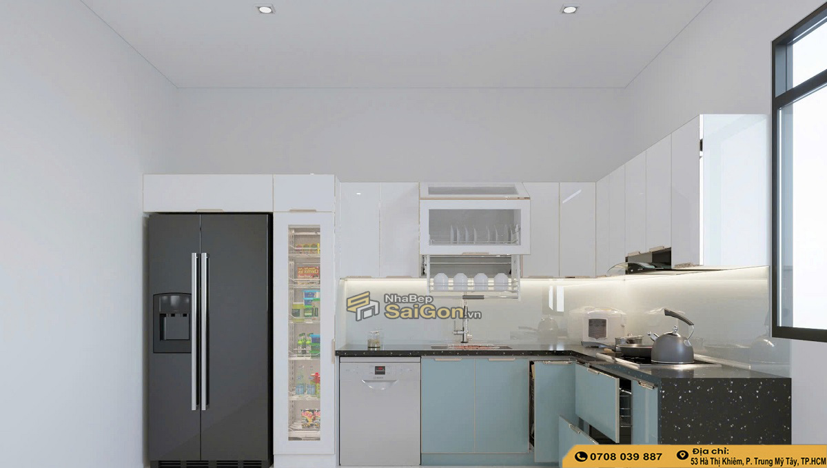 Thiết Kế Bếp Nhà Phố