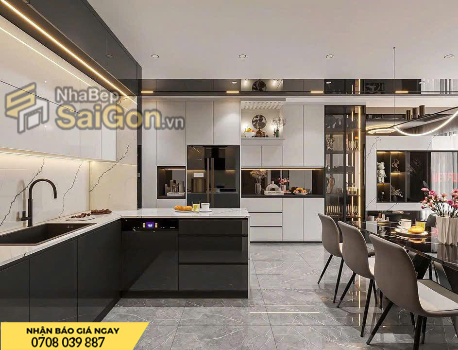 Thi Công Tủ Bếp Gò Vấp