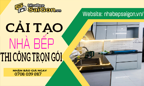 Thiết Kế Thi Công Cải Tạo Sửa Chữa Tủ Bếp