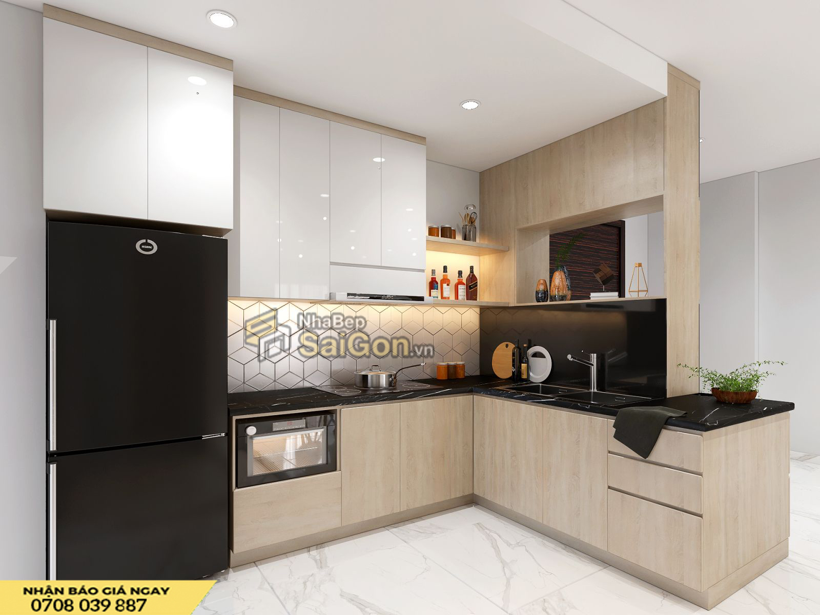 Thi Công Tủ Bếp Gò Vấp