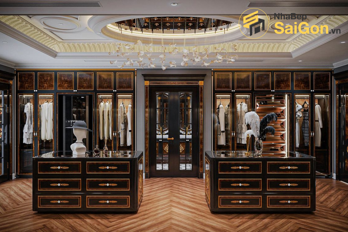 Phòng thay đồ luxury