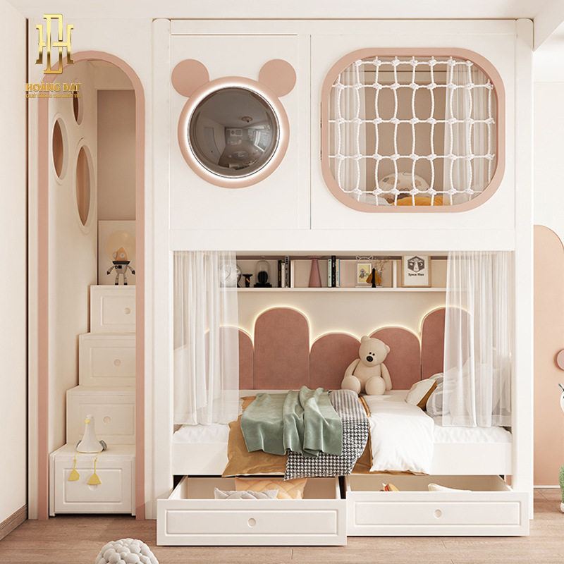 Giường tầng thông minh Hoàng Đạt GT018