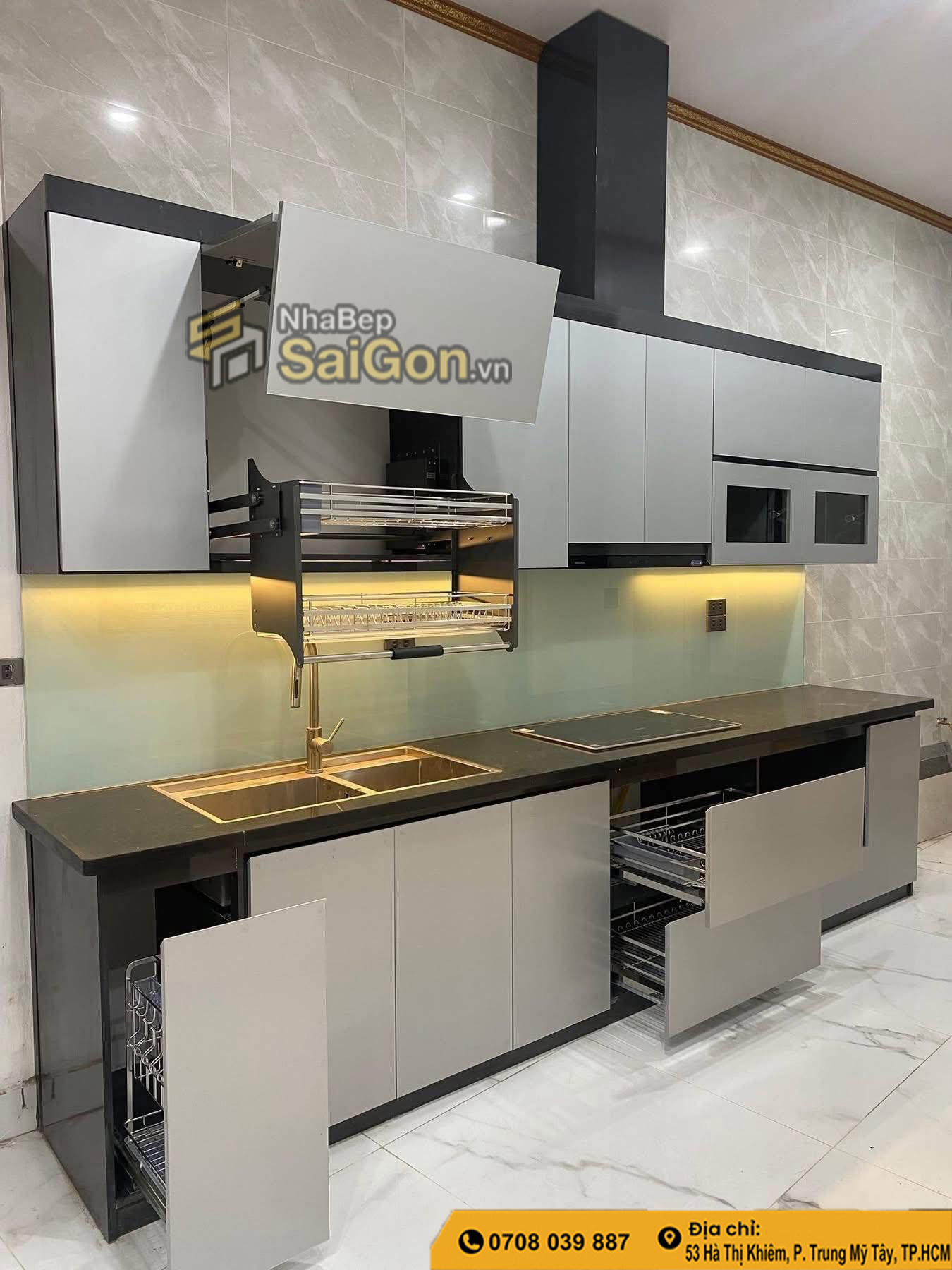 Tủ bếp nhựa giá rẻ