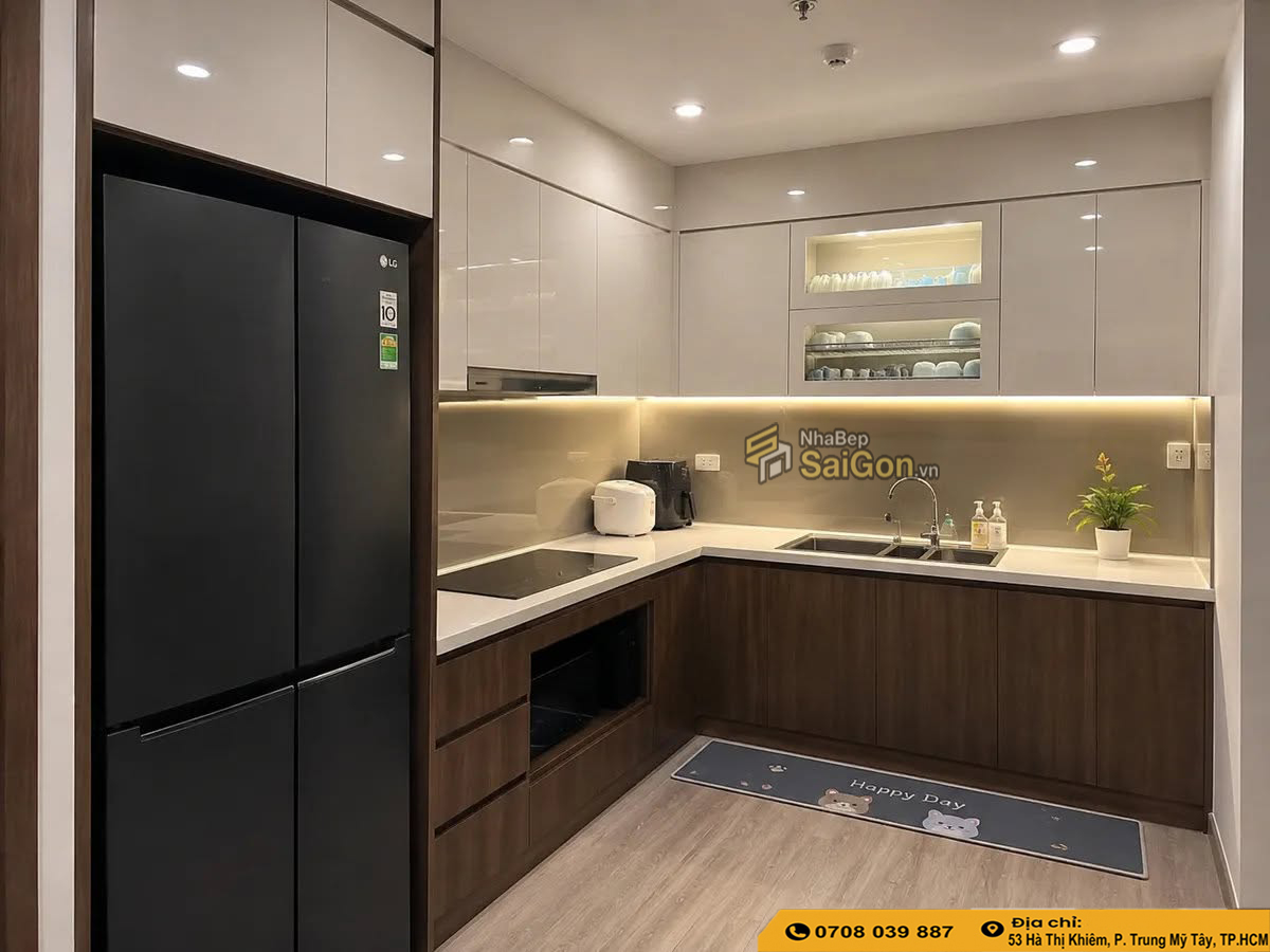 Tủ bếp nhựa cao cấp