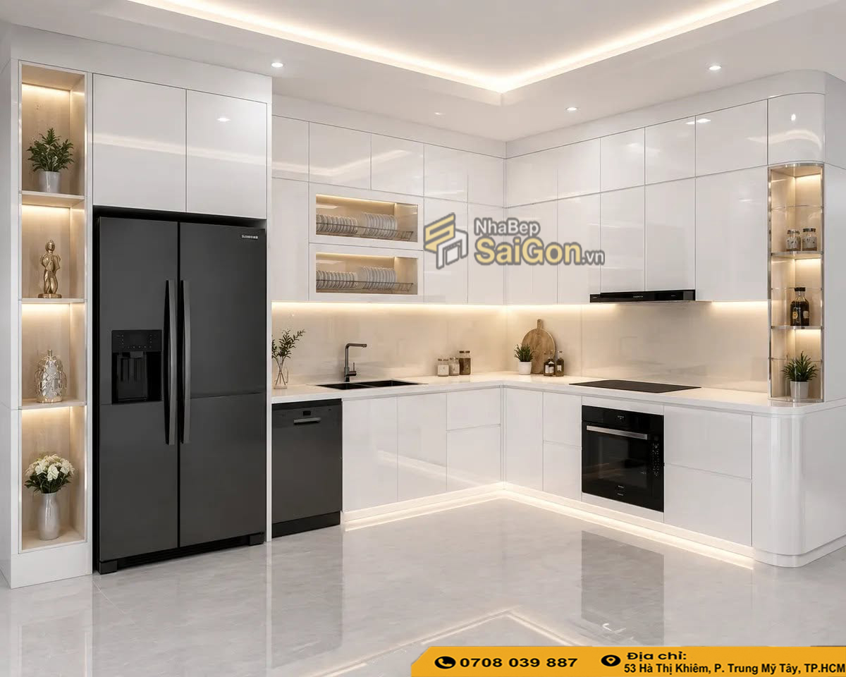 Tủ bếp nhựa cao cấp