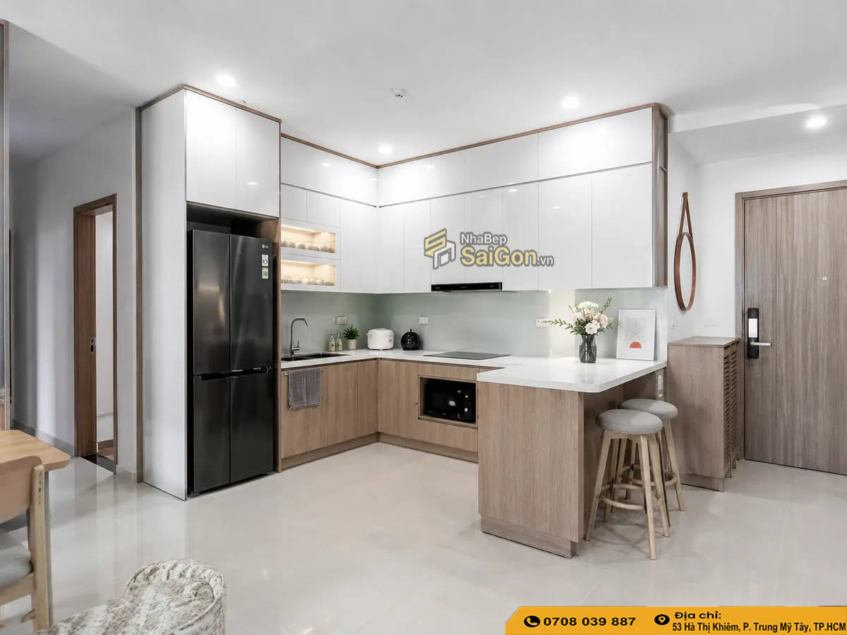 Tủ bếp nhựa cao cấp