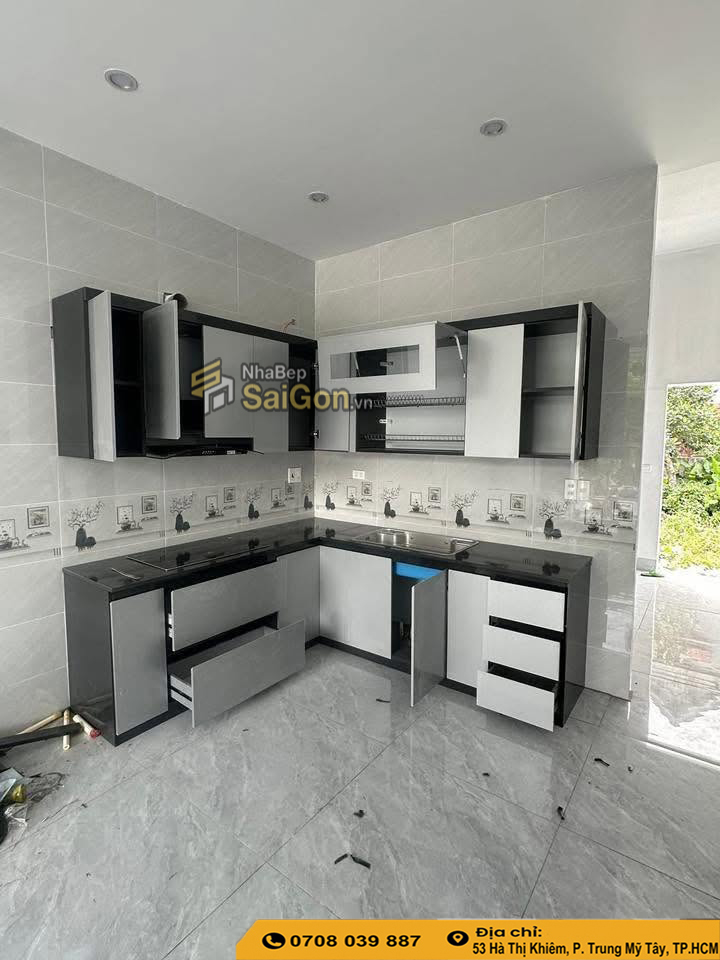 Tủ bếp nhựa cao cấp