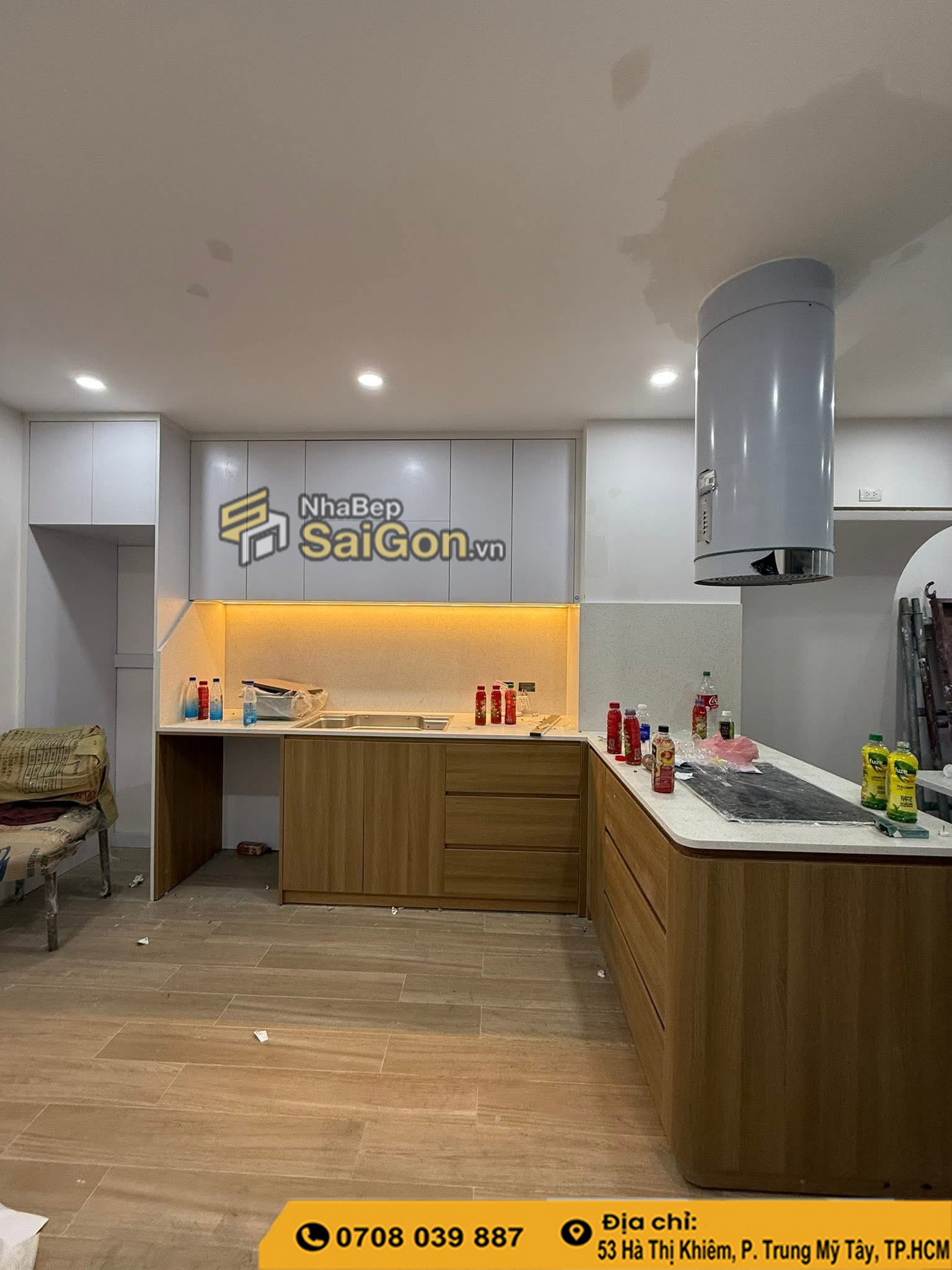 Tủ bếp nhựa acrylic đẹp