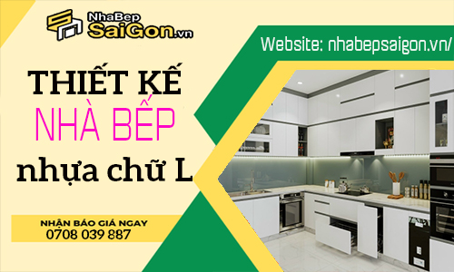 Tủ bếp nhựa chữ L